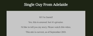 Daniel Piechnick, Single Guy From Adelaide