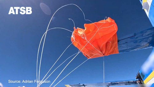 O paraquedista finalmente conseguiu se libertar, mas o ATSB recebeu um aviso, apesar de nenhum ferimento grave ter sido registrado no incidente em Tully, Queensland.