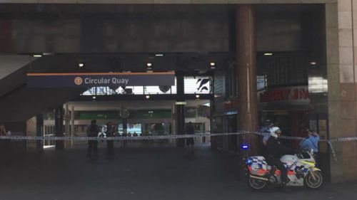 LIVE CHOPPERCAM: Circular Quay train station evacuated