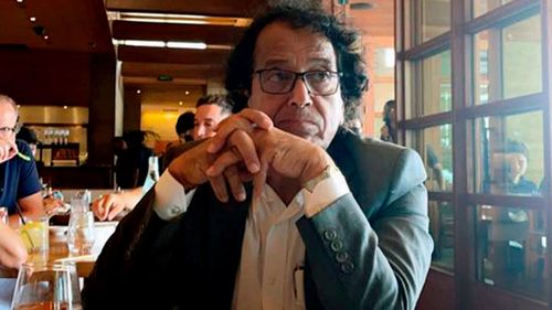 In this photo provided by Ibrahim Almadi, Saad Ibrahim Almadi sits in a restaurant in an unidentified place, in the United States, on August 2021. Saudi Arabia has freed the Saudi-American citizen it had imprisoned more than a year over his old tweets critical of the kingdom's crown prince.