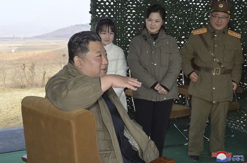 It's the first time for North Korea's state media to mention the daughter or publicise her photos.