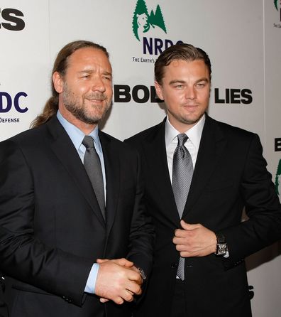 Russell Crowe and Leonardo DiCaprio 