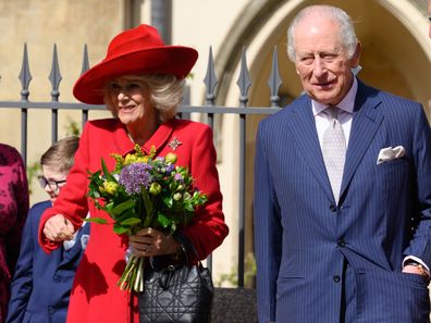Easter service of King Charles III and Queen Camilla.