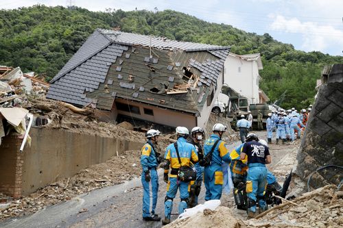 Emergency crews plan the cleanup and restoration of key services. (AP).