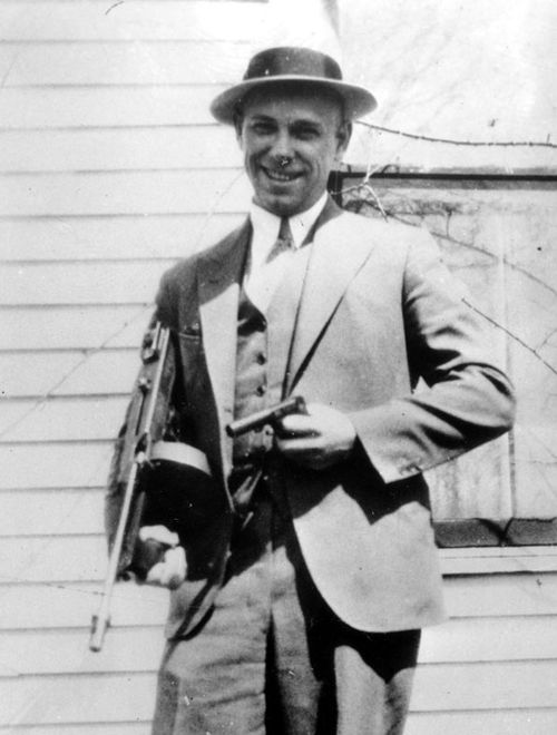 John Dillinger was a well-known gangster in the Chicago area.