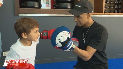 Boxing champion Billy Dib hopes to beat cancer for his son.