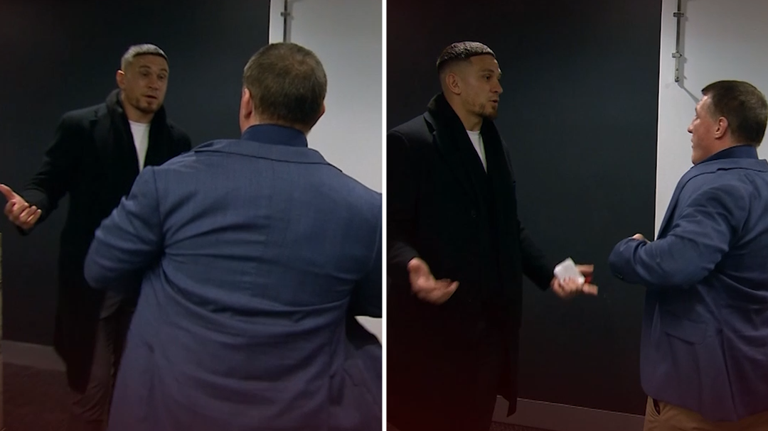 EXCLUSIVE: Behind the scenes footage of Paul Gallen-Sonny Bill Williams clash after panel show