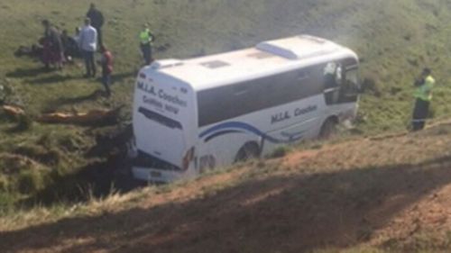 Dozens have been injured in a bus crash in regional NSW.