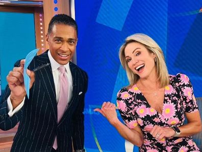 Good Morning America co-hosts Amy Robach and TJ Holmes have been on the air amid reports of a backstage affair.