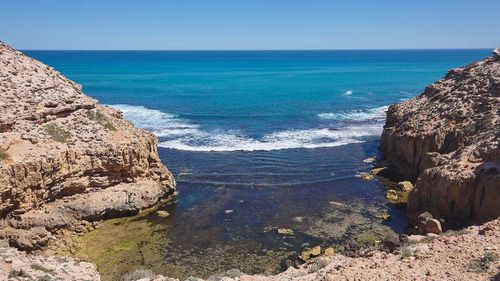 The waters off Elliston are well-known for sharks.