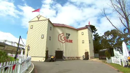 The compact Globe is near Melbourne's Sidney Myer Music Bowl. (9NEWS)