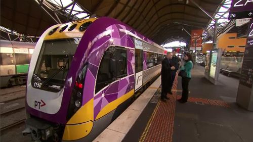 New rolling stock will assist the Regional Rail Link with meeting demand. (9NEWS)