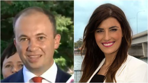 Matt Kean was reportedly caught sexting fellow MP, Eleni Petinos. (9NEWS/NSW Liberal Party)