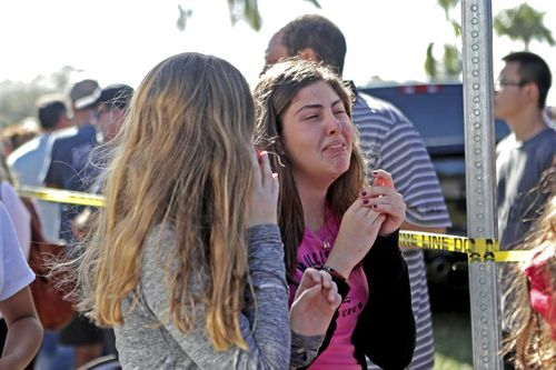 The shooting rocked the community of Parkland in Florida. (AAP)