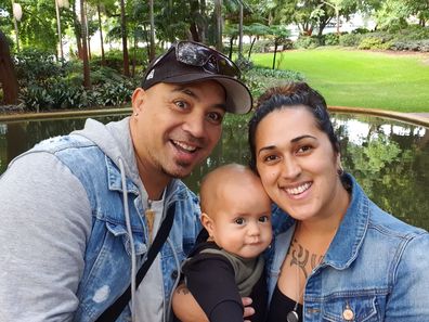 Enjay Mulligan and Casey Anaru's son Mason battled cancer as a baby.