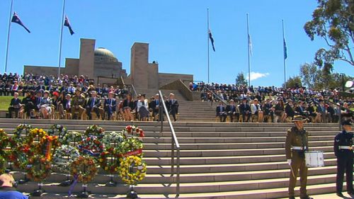 Thousands gathered in Canberra today.