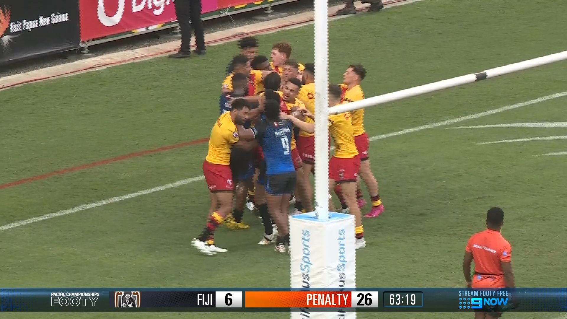 Kumuls claim Pacific Bowl Championship as 'nasty' melee erupts with Bati