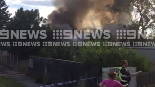 The blaze occurred on Pascoe Vale Road. (9NEWS)