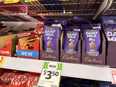 cadbury dairy milk chocolate change