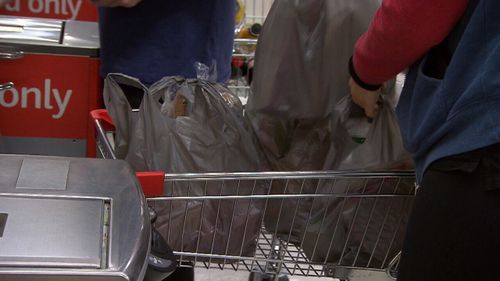 Woolworths has banned plastic bags in all its stores.