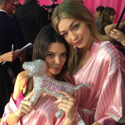 13 new faces, 31 beloved favourites (including 15 'Angels') and a fantasy bra that took 700 hours to make: the buzziest event of the year is here. This is the first time Kendall Jenner and Gigi Hadid have been tapped to walk for Victoria's Secret, but they're not the only ones. Click through to see all the candid (and not-so-candid) behind-the-scenes snaps.