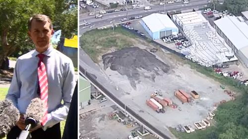 Lord Mayor Graham Quirk (left), and the block at Nundah (right). (9NEWS)