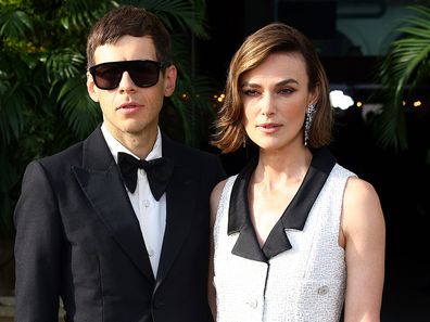 James Righton and Keira Knightley at the Bal d'Été at the Musée Des Arts Décoratifs on July 06, 2025 in Paris, France. 
