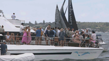 Police have launched an investigation into a packed Sydney boat party which almost caused the vessel to tip over.