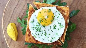 Mrs Sippy's croque madame