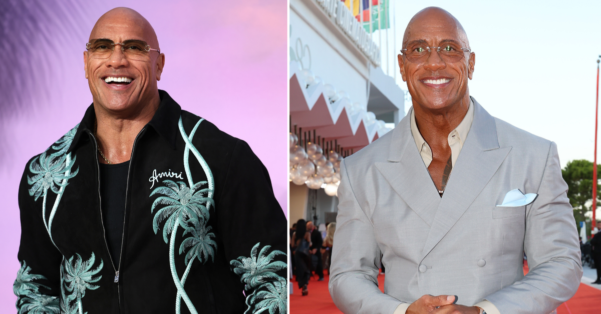 Dwayne Johnson debuts new look at latest film premiere