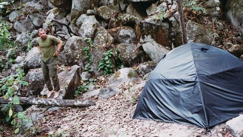 Danny Mackerle during his camping trip to Kalkajaka. (Photo: Danny Mackerle)