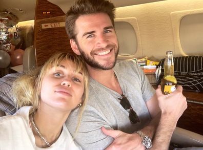 Miley Cyrus and Liam Hemsworth.