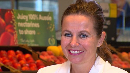 New Woolies boss Claire Peters.