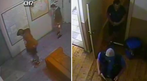 Police believe the men are responsible for three burglaries. (Victoria Police)