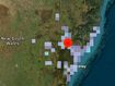 NSW quake felt grid 4.31pm Sat 24/8