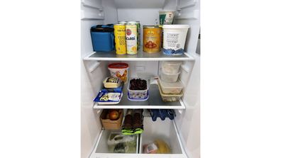 Ash's fridge looks oddly bare right now.