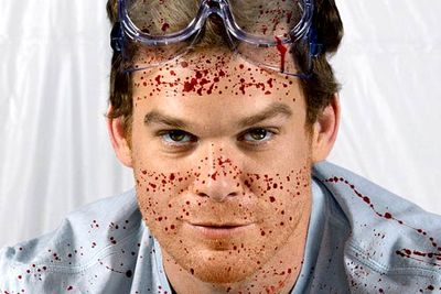 <B>Later starred in...</B> <I>Dexter</I>, as a serial killer whose mild-mannered demeanour hides his menacing true personality. On the bright side, Dexter only murders bad guy who've escaped justice. On the not-so-bright side, he dispatches them with gruesome violence. (At least David only ever sliced up bodies that were <I>already</I> dead.)