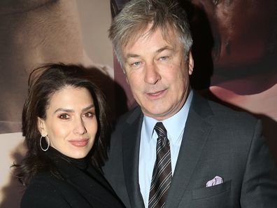 Hilaria Baldwin and husband Alec Baldwin pose at the opening night of the revival of Ivo van Hove's "West Side Story"on Broadway at The Broadway Theatre on February 20, 2020 in New York City. 