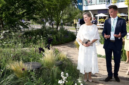 Sophie, The Countess of Wessex, looking lovely in white for the annual event (AAP)