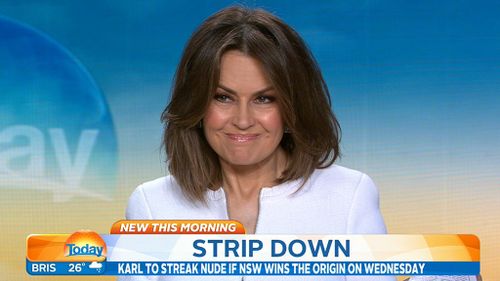 ...and neither was Lisa Wilkinson. (9NEWS)