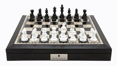 Dal Rossi Black & White Chess Set.