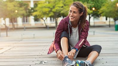 Woman exercising