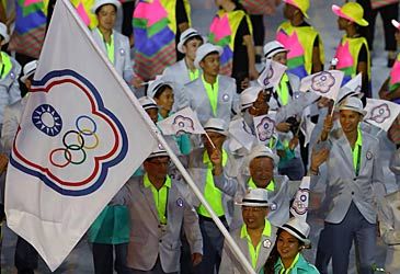 Under what name does Taiwan compete at the Olympic Games?