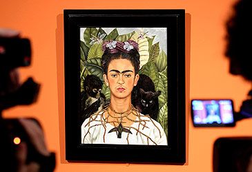 When did Frida Kahlo paint Self-Portrait with Thorn Necklace and Hummingbird?