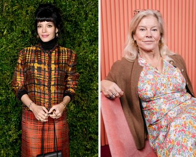 Lily Allen and mum Alison Owen