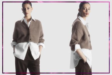 9PR: Cos Chunky Cropped Cashmere-Blend Cardigan