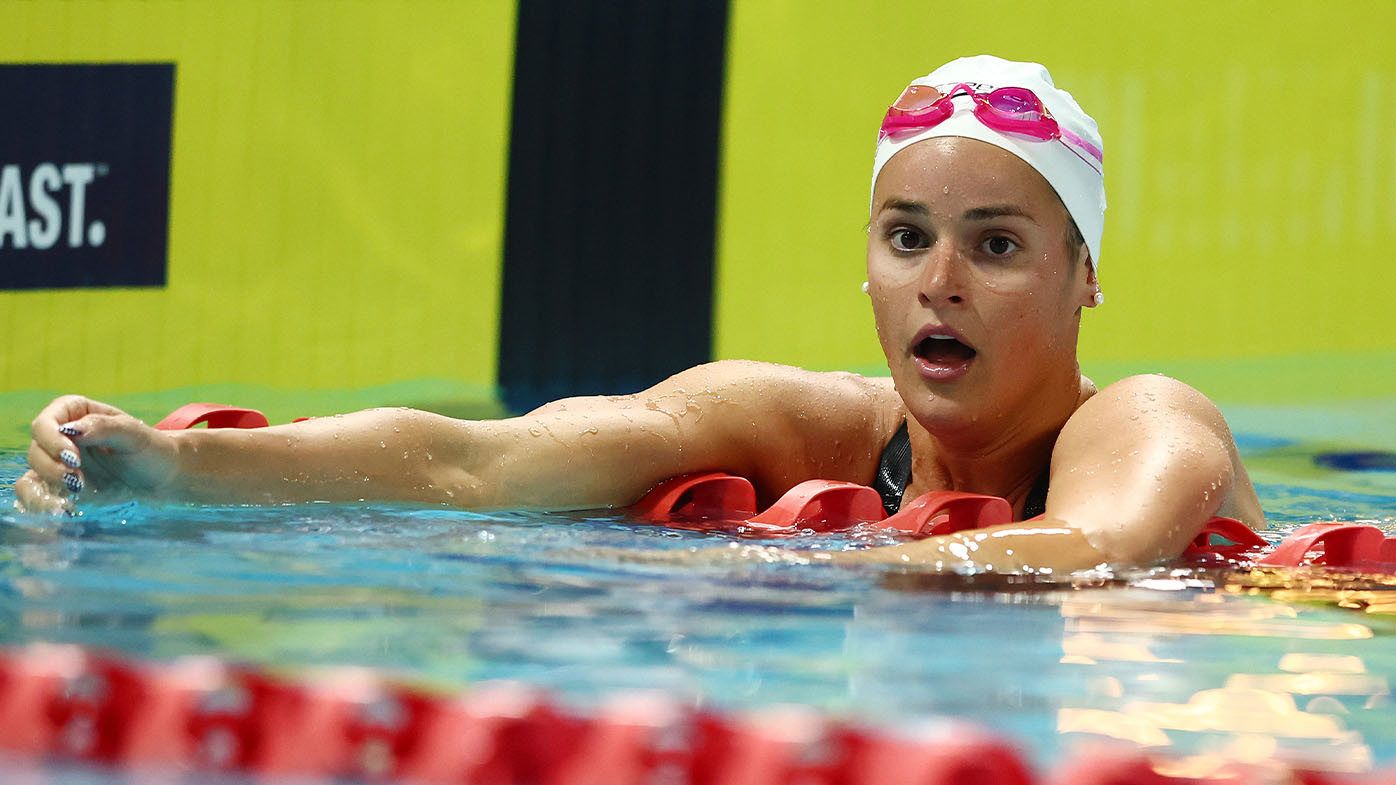 Kaylee McKeown after winning the women&#x27;s 200m individual medley at the Australian swimming championships.