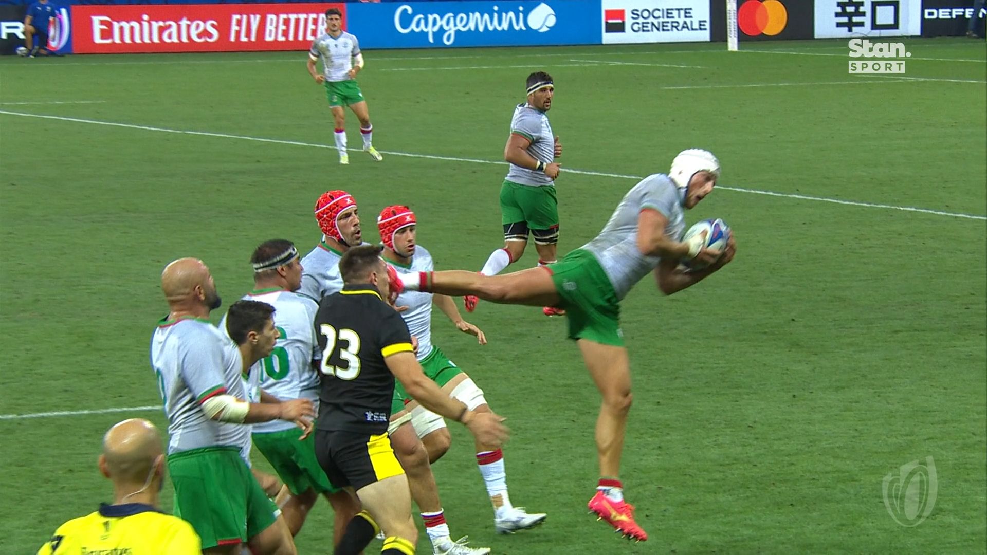 Portugal wins one case and loses another for acts of foul play in the Rugby World Cup