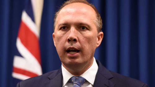 Immigration Minister Peter Dutton. (AAP)