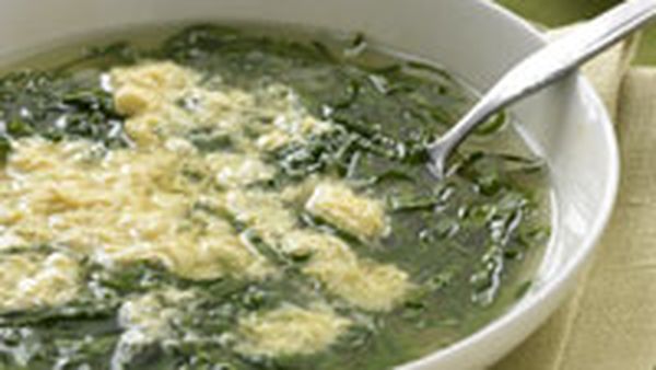 Spinach and egg soup